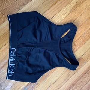 Calvin Klein Black Sports Bra Womens S